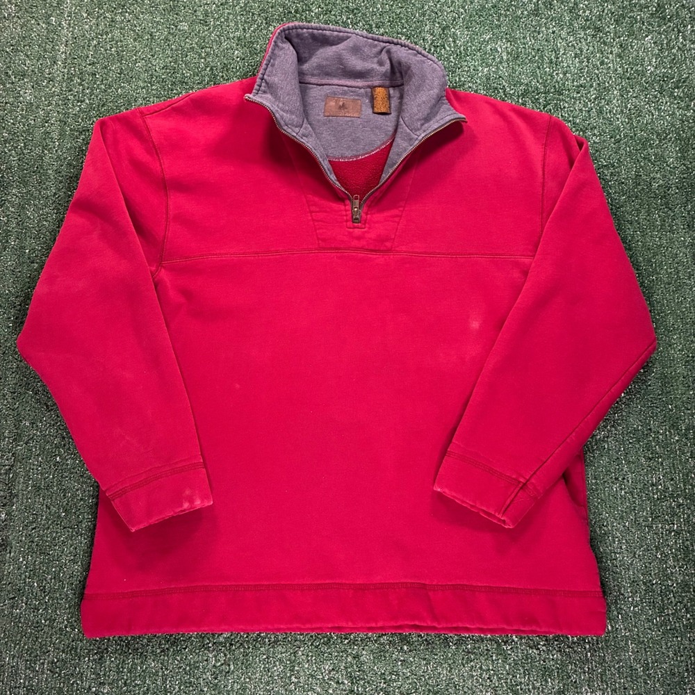 Vintage Timberland Quarter‎ Zip Pullover Sweatshirt